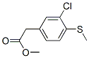 (3-Chloro-4-methylsulfanylphenyl)acetic acid methyl ester Structure,436141-65-0Structure