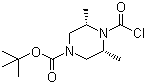 (3R,5s)-rel-4-(氯羰基)-3,5-二甲基-1-哌嗪羧酸叔丁酯结构式_438050-53-4结构式