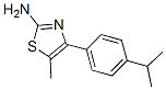 4-(4-异丙苯基)-5-甲基-1,3-噻唑-2-胺结构式_438218-20-3结构式