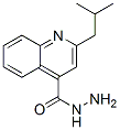 (9ci)-2-(2-甲基丙基)-4-喹啉羧酸肼结构式_438218-35-0结构式