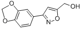 (3-Benzo[1,3]dioxol-5-yl-isoxazol-5-yl)-methanol Structure,438565-34-5Structure