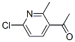 Ethanone, 1-(6-chloro-2-methyl-3-pyridinyl)-(9ci) Structure,439111-18-9Structure