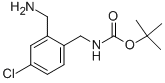 Tert-butyl 2-(aminomethyl)-4-chlorobenzylcarbamate Structure,439116-15-1Structure