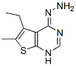 5-Ethyl-4-hydrazinyl-6-methyl-thieno[2,3-d]pyrimidine Structure,439692-91-8Structure