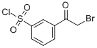 3-(2-溴乙酰基)苯磺酰氯结构式_439697-11-7结构式