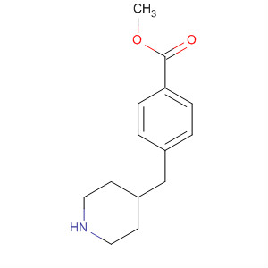 Methyl 4-((piperidin-4-yl)methyl)benzoate Structure,439811-14-0Structure