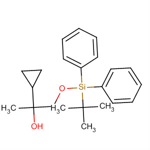 1-[1-({[T-butyl(diphenyl)silyl]oxy}methyl)cyclopropyl]-1-methylalcohol Structure,441785-18-8Structure