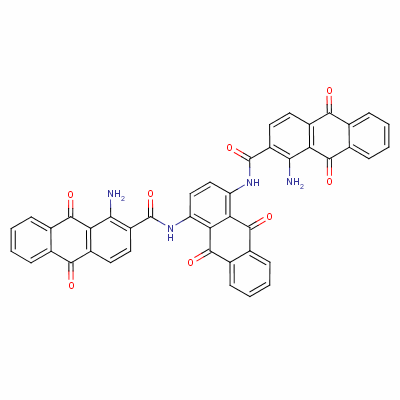 2-Anthracenecarboxamide, n,n-(9,10-dihydro-9,10-dioxo- 1,4-anthracenediyl)bis[1-amino-9,10-dihydro-9 ,10-dioxo- Structure,4430-70-0Structure