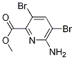 Methyl 6-amino-3,5-dibromopicolinate Structure,443956-21-6Structure