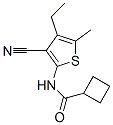 (9ci)-n-(3-氰基-4-乙基-5-甲基-2-噻吩)-环丁烷羧酰胺结构式_444935-17-5结构式