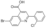 6-Bromo-2-(2-chlorophenyl)quinoline-4-carboxylic acid Structure,445289-24-7Structure