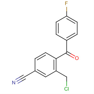 3-(Chloromethyl)-4-(4-fluorobenzoyl)benzonitrile Structure,445312-08-3Structure