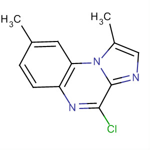 4-氯-1,8-二甲基咪唑[1,2-a]喹喔啉结构式_445430-62-6结构式