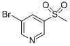 3-Bromo-5-(methylsulfonyl)pyridine Structure,445491-71-4Structure