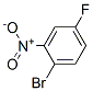 Benzene, 1-bromo-4-fluoro-2-nitro- Structure,446-09-3Structure