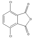 3,6-二氯邻苯二甲酸酐结构式_4466-59-5结构式