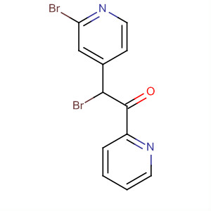 2-Bromo-2-(2-bromo-4-pyridinyl)-1-(2-pyridinyl)ethanone Structure,446852-69-3Structure