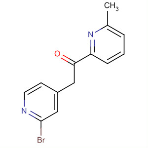 2-(2-Bromo-4-pyridinyl)-1-(6-methyl-2-pyridinyl)ethanone Structure,446880-80-4Structure