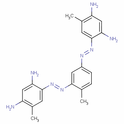 1,3-Benzenediamine, 4,4-[(4-methyl-1,3-phenylene) bis(azo)]bis[6-methyl- Structure,4482-25-1Structure