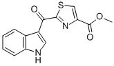 2-(1H-indol-3-ylcarbonyl)-4-thiazol ecarboxylic acid methyl ester Structure,448906-42-1Structure