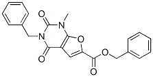 1,2,3,4-四氢-1-甲基-2,4-二氧代-3-(苯基甲基)-呋喃并[2,3-d]嘧啶-6-羧酸苯甲酯结构式_448965-94-4结构式