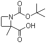 2-Methyl-1,2-azetidinedicarboxylic acid 1-(1,1-dimethylethyl) ester Structure,449758-77-4Structure