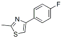 4-(4-Fluoro-phenyl)-2-methyl-thiazole Structure,450-29-3Structure