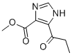 5-(1-Oxopropyl)-1h-imidazole-4-carboxylic acid methyl ester Structure,450360-73-3Structure