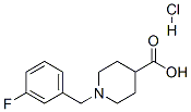 1-(3-Fluorobenzyl)-4-piperidinecarboxylicacid hydrochloride Structure,451485-55-5Structure