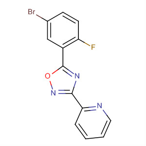 3-(吡啶-2-基)-5-(5-溴-2-氟苯基)-1,2,4-噁二唑结构式_453566-35-3结构式