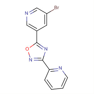 3-(吡啶-2-基)-5-(5-溴吡啶-3-基)-1,2,4-噁二唑结构式_453566-37-5结构式