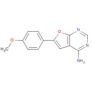 6-(4-Methoxyphenyl)furo[2,3-d]pyrimidin-4-amine Structure,453590-24-4Structure