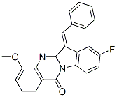 8-氟-4-甲氧基-6-(苯基亚甲基)-吲哚并[2,1-b]喹唑啉-12(6h)-酮结构式_454699-59-3结构式