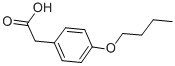 4-N-butoxyphenylacetic acid Structure,4547-57-3Structure