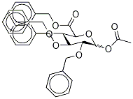 Benzyl 2,3,4-tri-o-benzyl-d-glucuronate acetate Structure,4550-93-0Structure