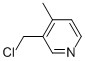 3-(Chloromethyl)-4-methylpyridine Structure,45658-41-1Structure