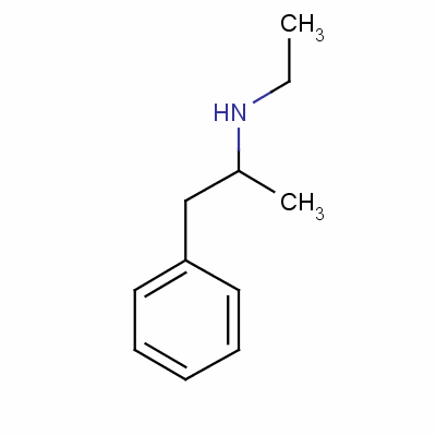 (+/-)-N-乙基安非他明结构式_457-87-4结构式