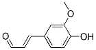 4-Hydroxy-3-methoxycinnamaldehyde Structure,458-36-6Structure