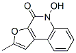 (9ci)-5-羟基-2-甲基-呋喃并[2,3-c]喹啉-4(5h)-酮结构式_458525-32-1结构式