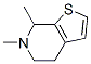 Thieno[2,3-c]pyridine, 4,5,6,7-tetrahydro-6,7-dimethyl- (9ci) Structure,45859-46-9Structure