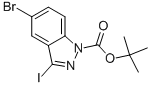 1-Boc-5-bromo-3-iodo-1h-indazole Structure,459133-68-7Structure