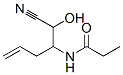 Propanamide, n-[1-(cyanohydroxymethyl)-3-butenyl]-(9ci) Structure,459834-12-9Structure