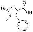 1-Methyl-5-oxo-2-phenylpyrrolidine-3-carboxylic acid Structure,461045-28-3Structure