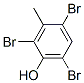 2,4,6-Tribromo-3-methylphenol Structure,4619-74-3Structure