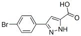 3-(4-Bromophenyl)-1H-pyrazole-5-carboxylic acid Structure,46413-66-5Structure