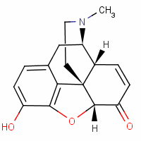 二氢可待因酮相关物质A结构式_467-02-7结构式