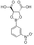 (2R,3r)-2-hydroxy-3-((hydroxy(3-nitrophenyl)boryl)oxy)succinic acid Structure,467443-01-2Structure