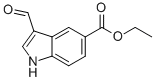 Indole-5-carboxylic acid ethyl ester-3-carboxaldehyde Structure,467458-46-4Structure