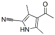 (9ci)-4-乙酰基-3,5-二甲基-1H-吡咯-2-甲腈结构式_467470-43-5结构式