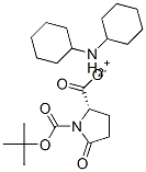 Boc-pyr-oh dcha Structure,4677-75-2Structure